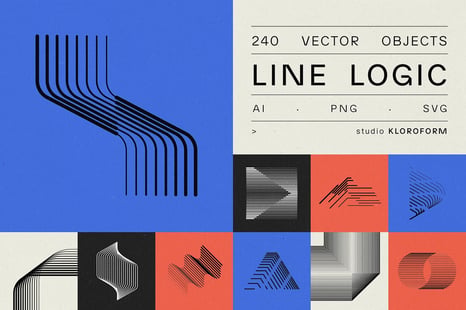 Line Logic - 240 Vector Objects
