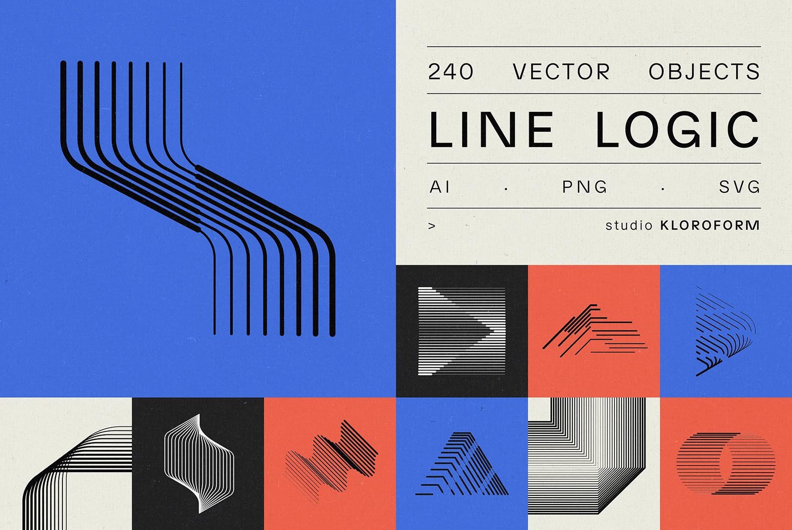 Line Logic - 240 Vector Objects