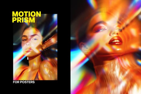 Motion Prism Poster Photo Effect - Add-Ons