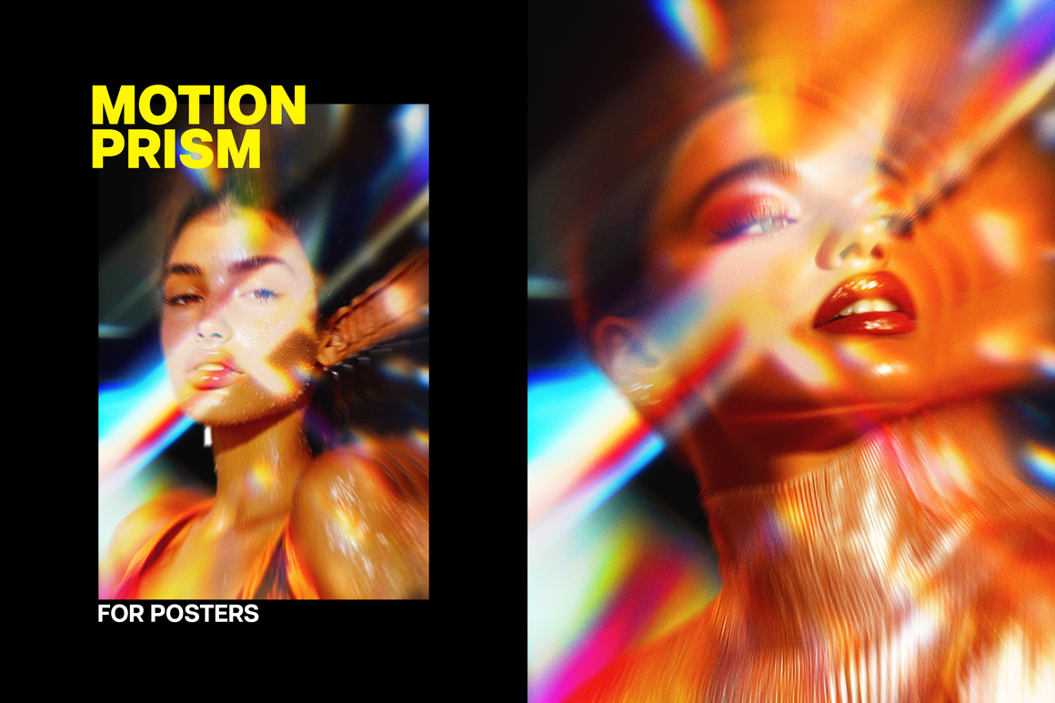 Motion Prism Poster Photo Effect