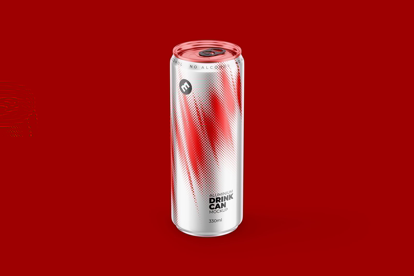 Sleek 330ml Aluminium Can Mockup