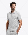 Man in a Polo Shirt and Pants Mockup