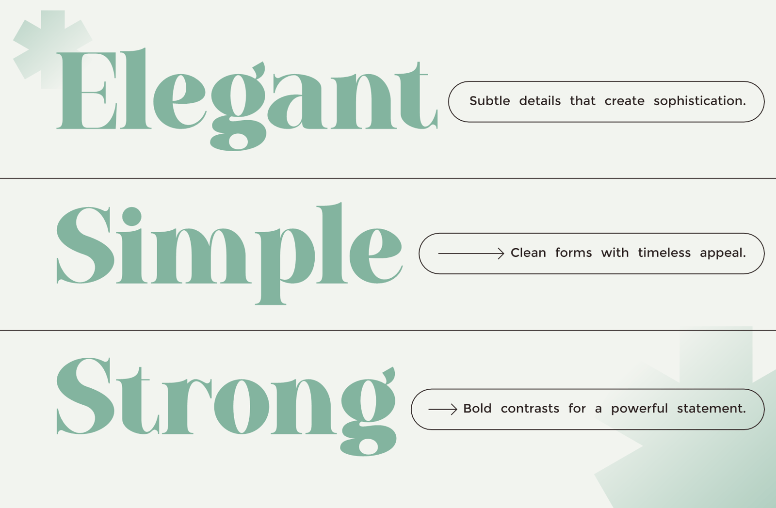 Baflen Modern Serif Typeface