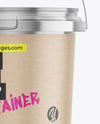 Metallized Plastic Bucket Mockup