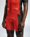 Afro-American Man Wearing Cycling Jersey and Bib Shorts Mockup