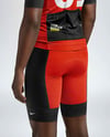Afro-American Man Wearing Cycling Jersey and Bib Shorts Mockup