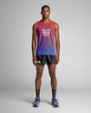 Afro-American Man Wearing Running Kit Mockup