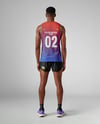 Afro-American Man Wearing Running Kit Mockup