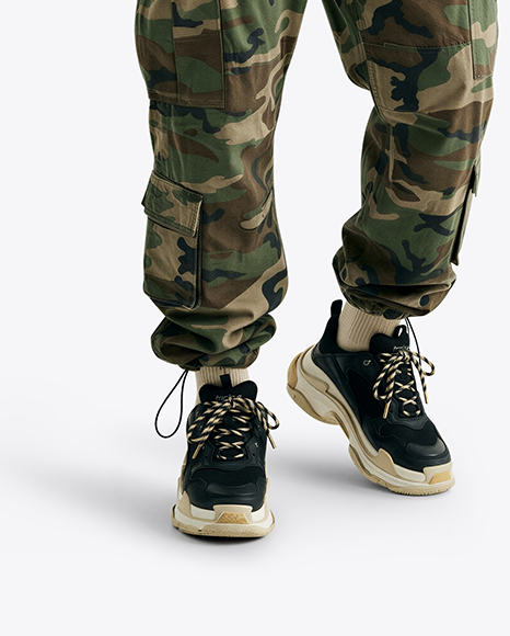 Afro-American Man Wearing Sleeveless Shirt Mockup