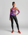 Afro-American Woman Wearing Running Kit Mockup