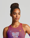 Afro-American Woman Wearing Running Kit Mockup