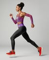 Afro-American Woman Wearing Running Kit Mockup