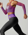 Afro-American Woman Wearing Running Kit Mockup