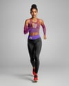 Afro-American Woman Wearing Running Kit Mockup