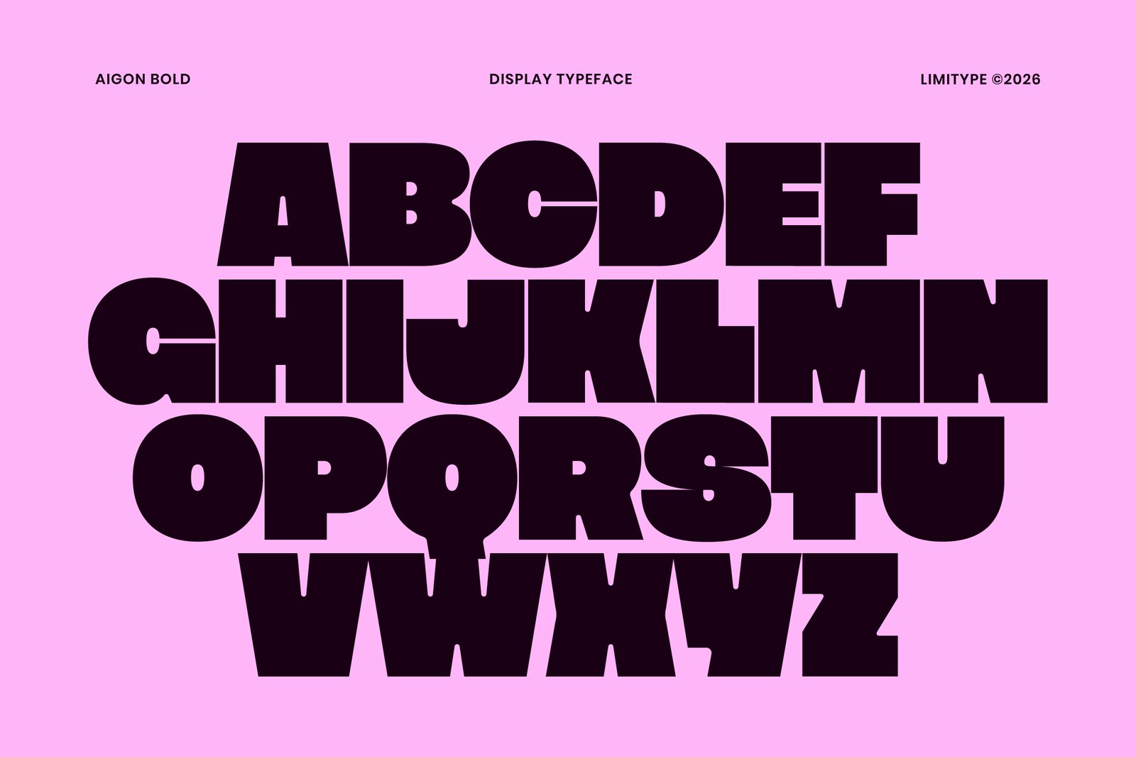 Aigon - Bold Display Font