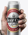 Aluminium Can in a Hand Mockup