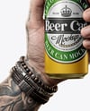 Aluminium Can With Matte Finish Mockup