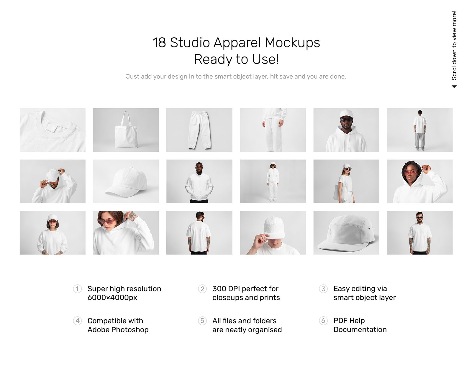Apparel Mockups - Studio Scenes