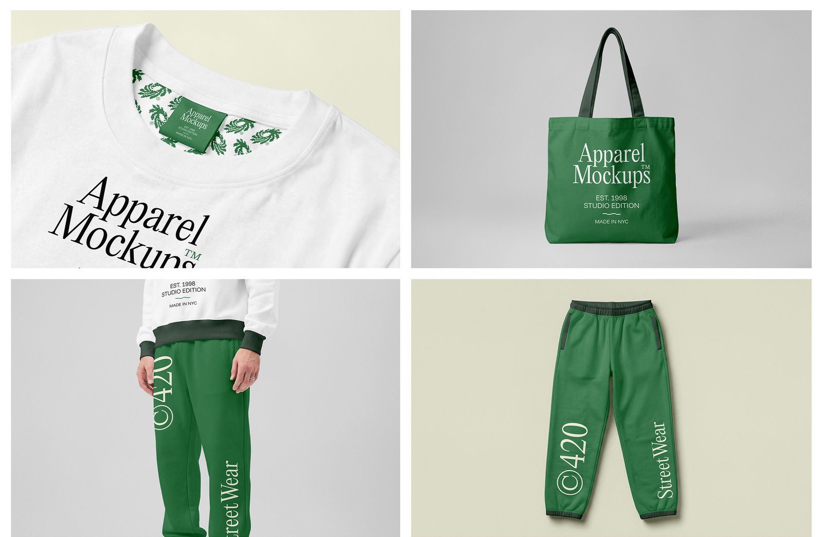 Apparel Mockups - Studio Scenes