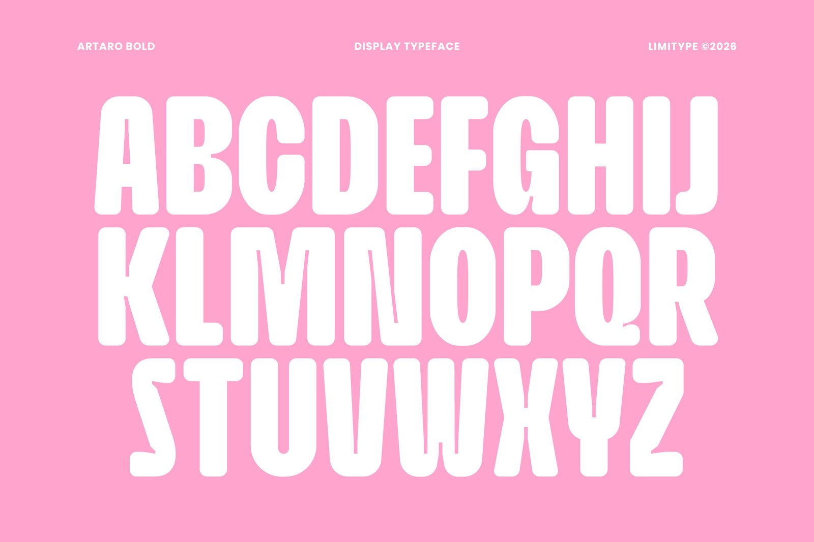 Artaro - Bold Inktrap Font