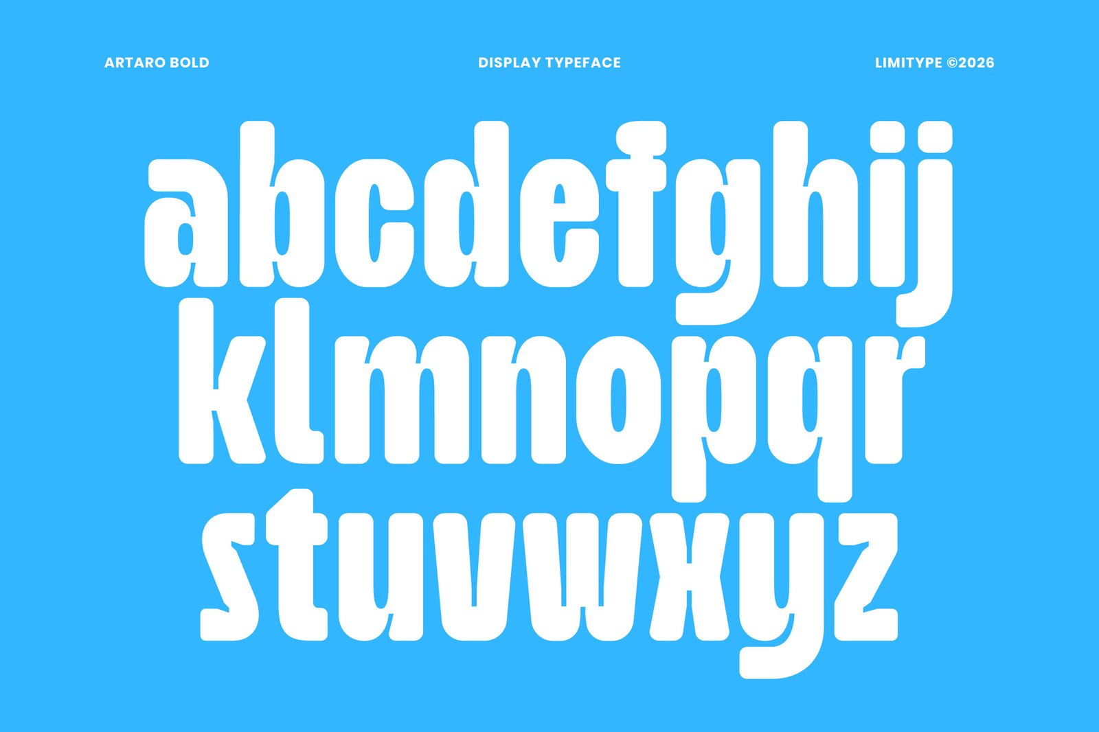 Artaro - Bold Inktrap Font