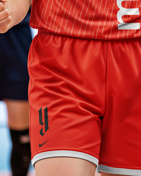 Asian Man Wearing Volleyball Kit Mockup