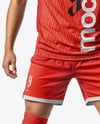 Asian Man Wearing Volleyball Kit Mockup