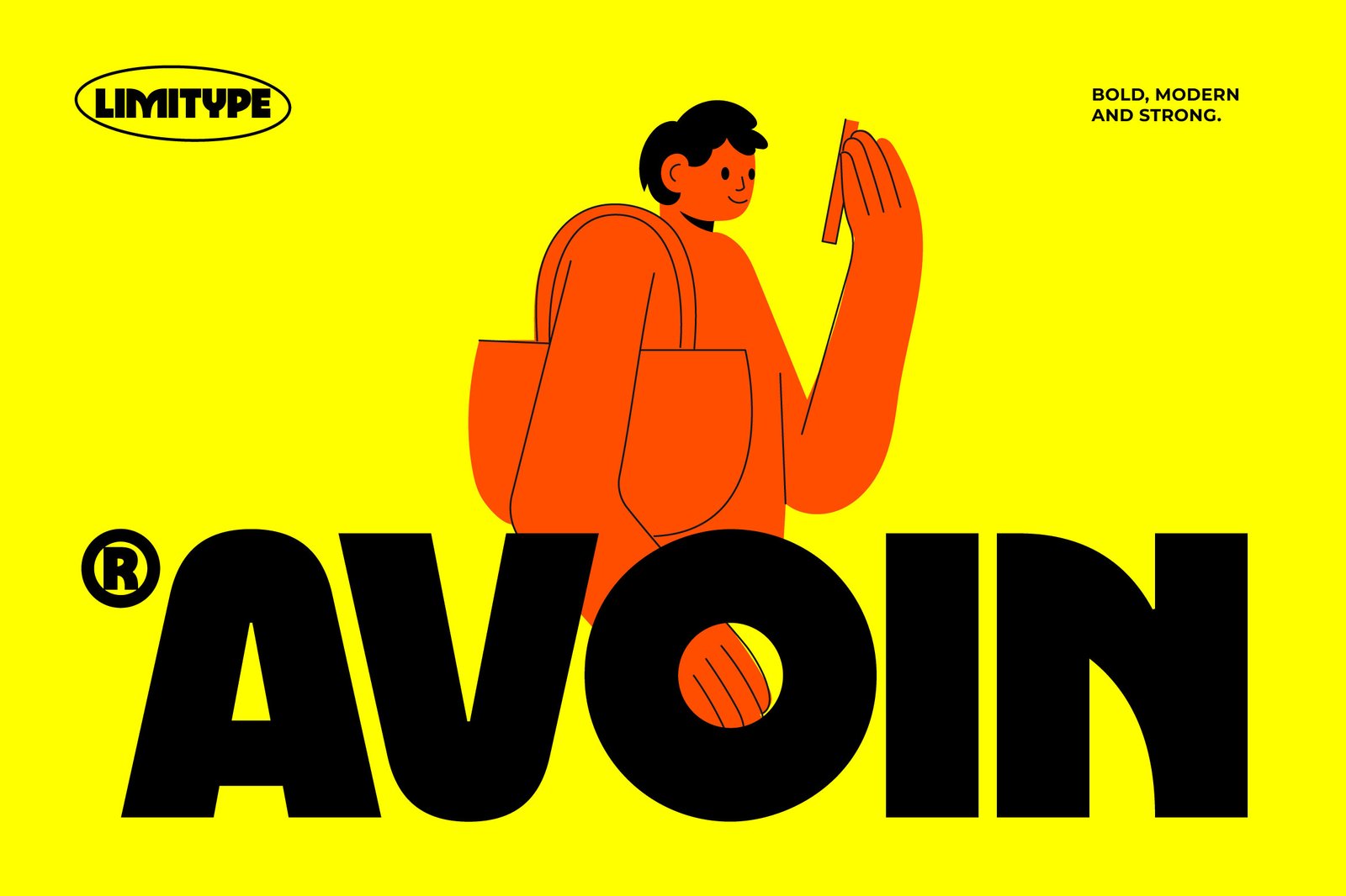 Avoin - Modern Bold Font
