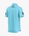 Men's Short Sleeve Shirt Mockup - Half Side View