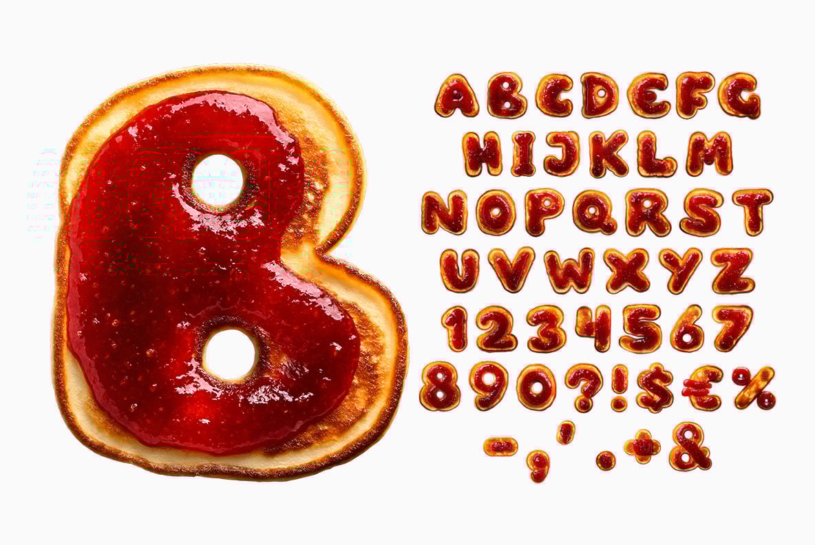 Pancake with Jam Font