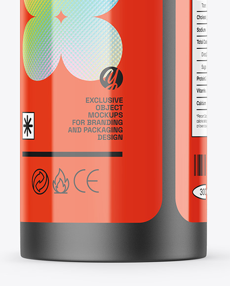 Matte Cosmetic Bottle with Pump Mockup