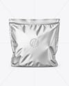 Matte Metallic Stand-Up Pouch Mockup