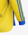 Long Sleeve Soccer Jersey Mockup - Back View