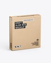 Kraft Slide Boxes Mockup – Half Side View