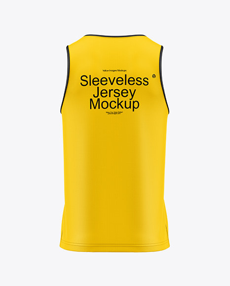 Training Sleeveless Jersey Mockup