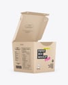 Kraft Paper Food Box Mockup