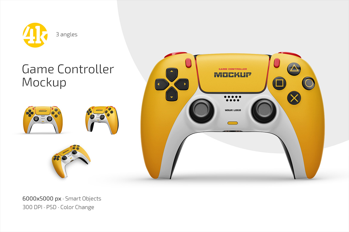 Game Controller Mockup Set