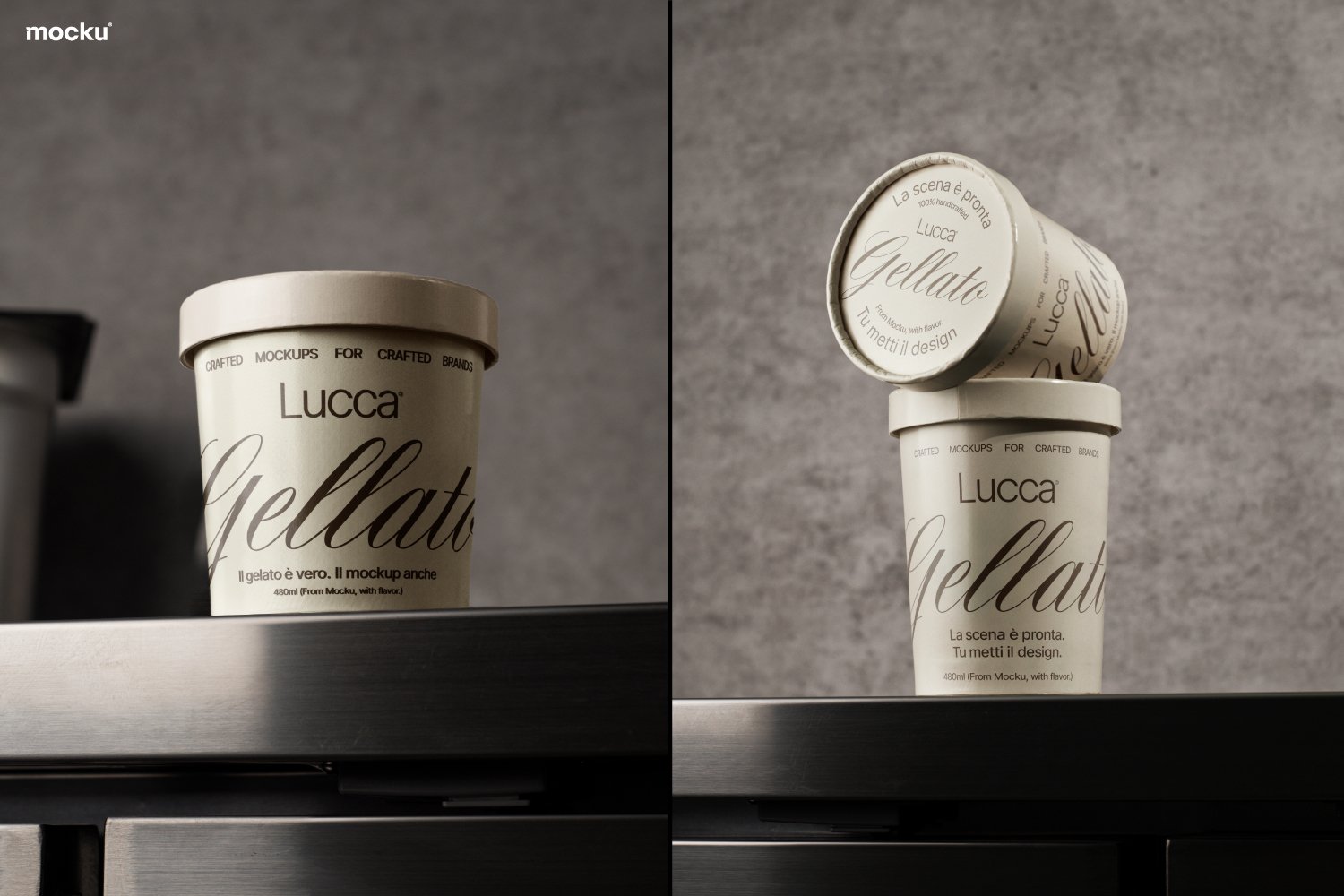 Gelato Branding Mockup Set