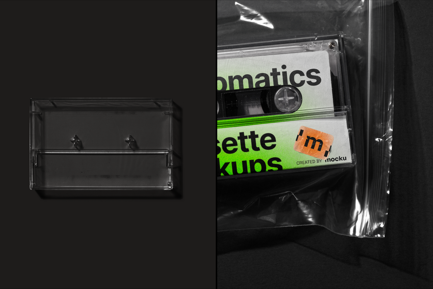 Cassete Mockup Set