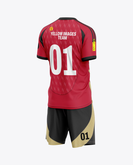 Soccer Kit Mockup - Back Half Side View - Summer+Overalls+Mockup+-+Back+Half+Side+View+|+Exclusive+...