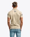 Man in a Polo Shirt and Jeans Mockup