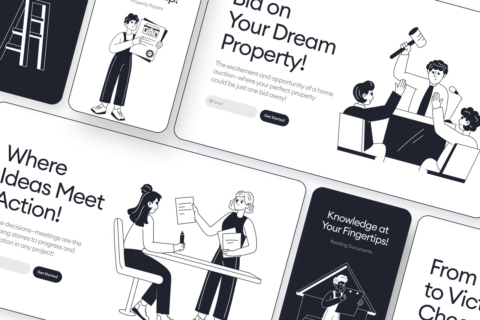 Home Owner Illustration Set
