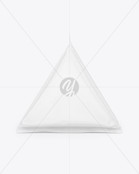 Glossy Triangular Package Mockup