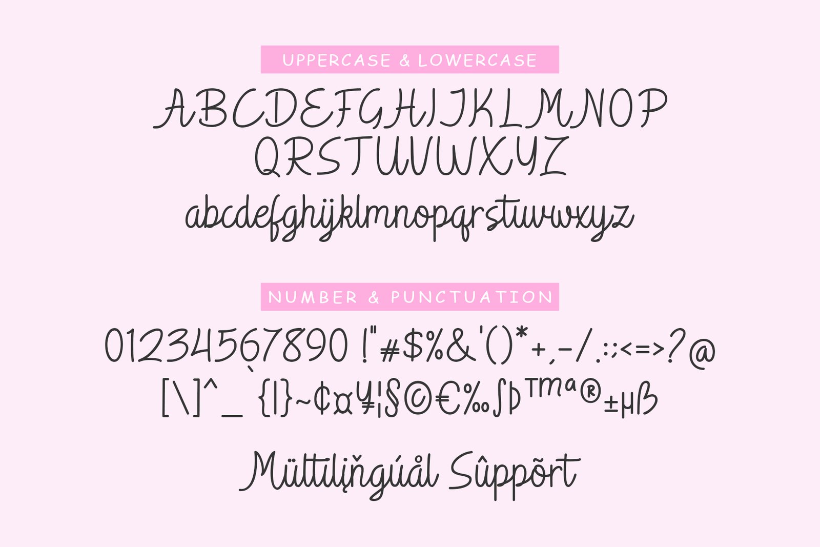 Hiyatha Script - a handwritten font
