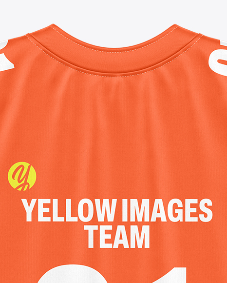 American Football Jersey Mockup - Back View