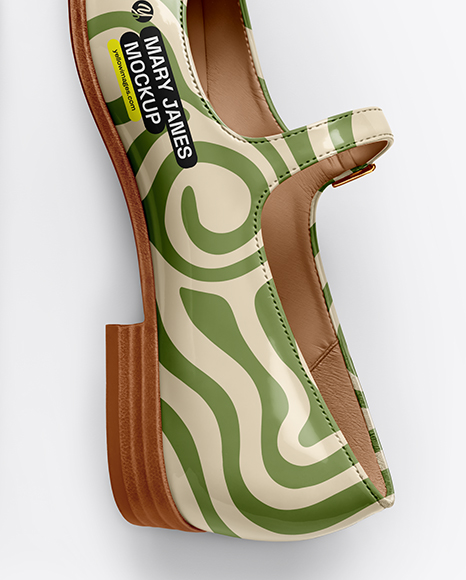 Pair of Mary Janes Mockup