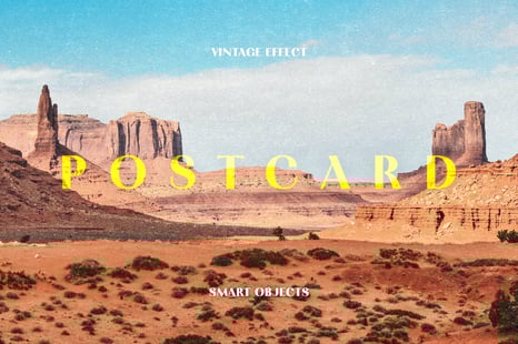 Authentic Postcard Photo Effect - Add-Ons