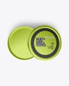 Tin Can with Red Caviar Mockup
