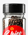 Spice Jar with Whole Black Pepper Mockup