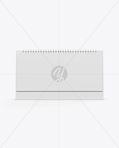 Desk Tent Calendar Mockup – Front View